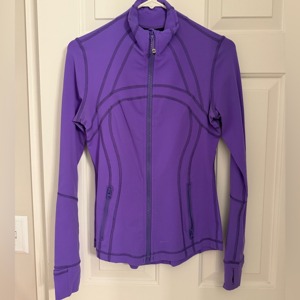 Lululemon Purple Women's Athletic Zip Jacket